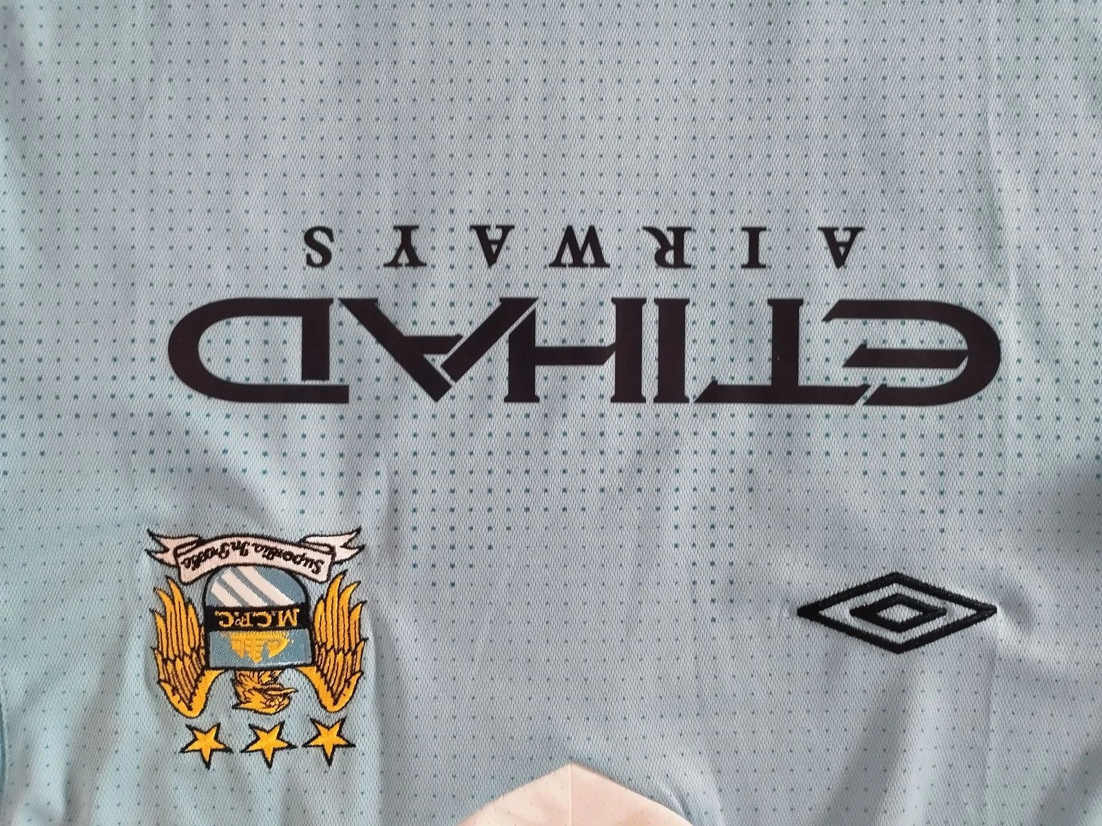 Retro Manchester City Umbro T-shirt – photo 2